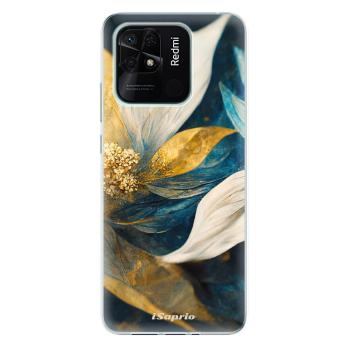 Odolné silikonové pouzdro iSaprio - Gold Petals - Xiaomi Redmi 10C