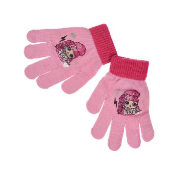 LOL SURPRISE Dívčí rukavice L.O.L.SURPRISE SPARKLE růžové pink Velikost: UNI