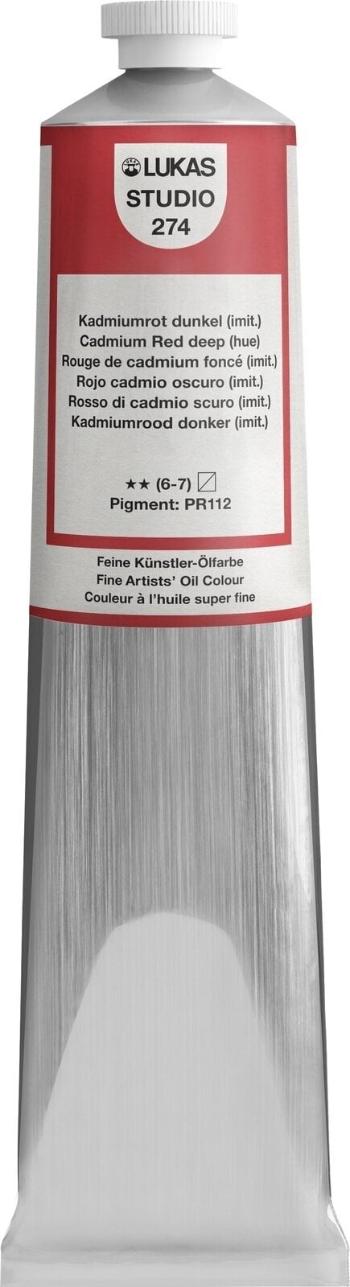 Lukas Studio Aluminium Tube Olejová barva Cadmium Red Deep Hue 200 ml 1 ks