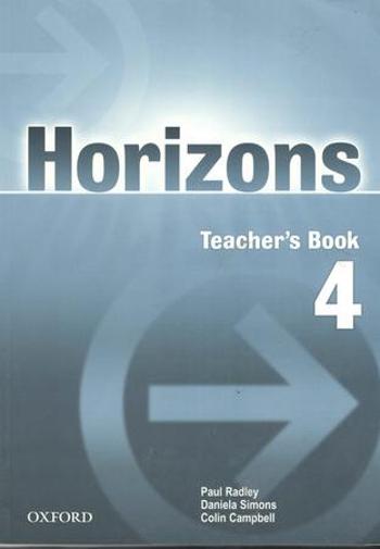 Horizons 4 Teacher´s Book - Radley Paul