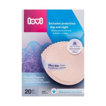 LOVI Discreet Elegance Disposable Breast Pads Beige vložky do podprsenky 20 ks vložek do podprsenky pro ženy