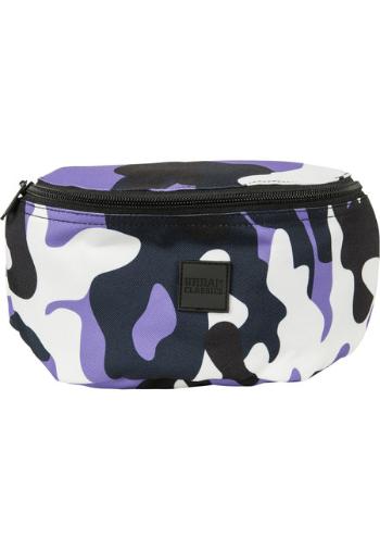 Urban Classics Camo Hip Bag ultraviolet camo - UNI