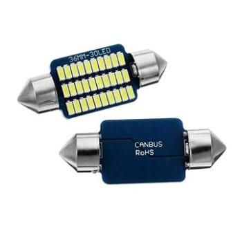 Rabel 36 mm Canbus 30 smd 3014 C5W C10W SV8,5 bílá + stabilizátor (292)