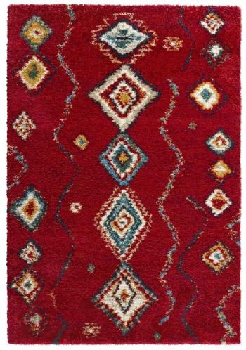 Mint Rugs - Hanse Home koberce Kusový koberec Nomadic 102692 Geometric Rot - 80x150 cm Červená