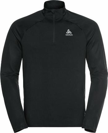 Odlo The Essential Ceramiwarm Mid Layer Half Zip Black S Běžecká mikina