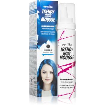 Venita Trendy Color Mousse barvicí pěna bez amoniaku odstín No. 39 - Cosmic Blue 75 ml