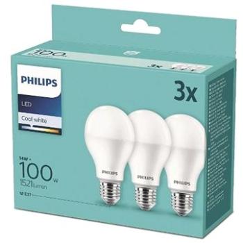 Philips LED 14-100W, E27 2700K, 3ks (929001252995)