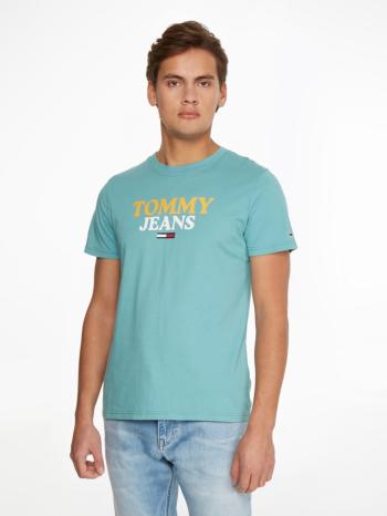 Tommy Jeans pánské pastelově modré tričko - XL (CTE)