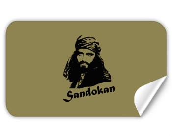 Samolepky obdelník - 5 kusů Sandokan