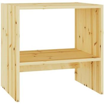 SHUMEE Noční stolek 40 × 30,5 × 40 cm masivní jedlové dřevo , 809208 (809208)