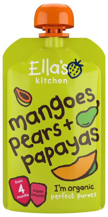 Ella's Kitchen BIO Mango, hruška a papája 120 g