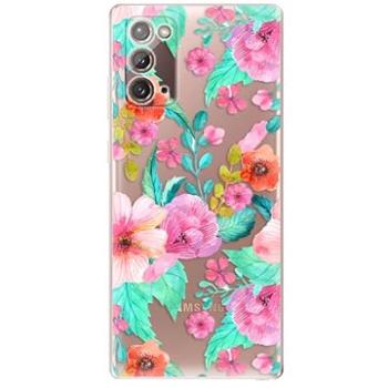 iSaprio Flower Pattern 01 pro Samsung Galaxy Note 20 (flopat01-TPU3_GN20)
