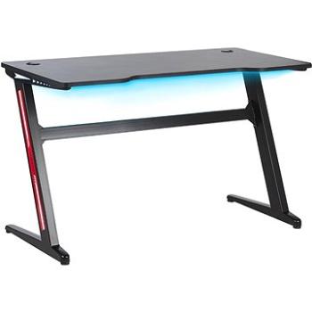 Herní stůl RGB LED 120×60 cm černý DARFUR , 250391 (beliani_250391)