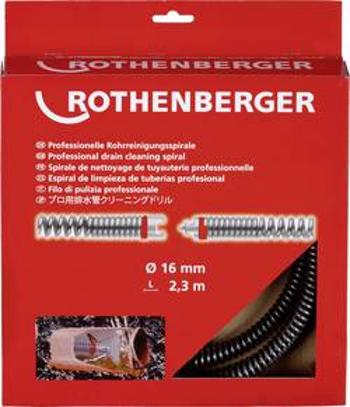 Spirála na čištění trubek SMK 16 mm x 2,3 m Rothenberger 72433, (Ø x d) 16 mm x 230 cm