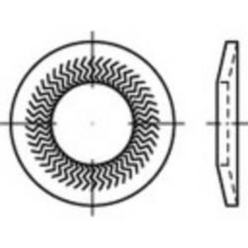 Pérové podložky 159413, vnitřní Ø: 6 mm, pružinová ocel, 250 ks