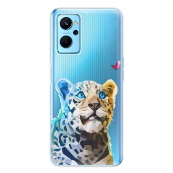 Odolné silikonové pouzdro iSaprio - Leopard With Butterfly - Realme 9i