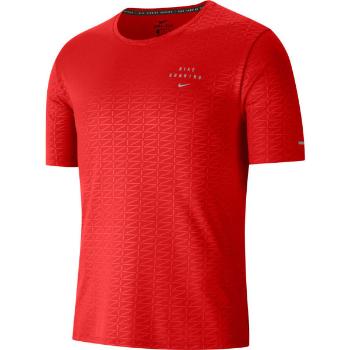 Nike MILER RUN DIVISION Pánské běžecké tričko, červená, velikost S