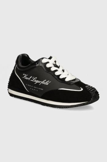 Sneakers boty Karl Lagerfeld VELOCETTE černá barva, KL63914