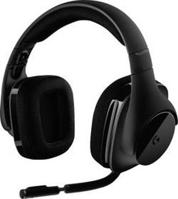 Logitech Gaming G533 herní headset bez kabelu přes uši, s USB, černá