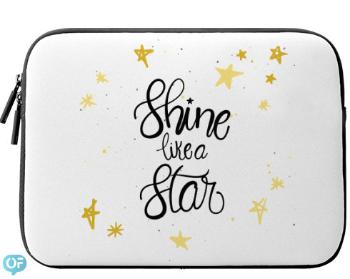 Neoprenový obal na notebook Shine like a star