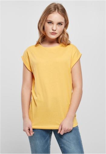 Urban Classics Ladies Extended Shoulder Tee dimyellow - XS