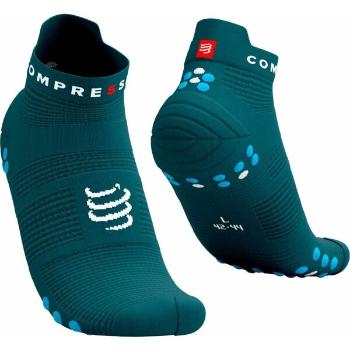 Compressport PRO RACING SOCKS V4.0 RUN Běžecké ponožky, tmavě zelená, velikost