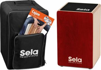 Sela Primera Red Bundle Red Dřevěný cajon