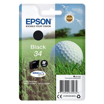 EPSON T3461 (C13T34614020) - originální cartridge, černá, 6,1ml