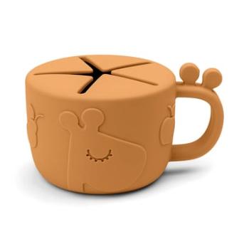 Done by Deer ™ Peekaboo Raffi Snack Cup hořčicově žlutá