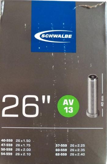 duše SCHWALBE AV13 26"x1.50-2.40 (40/62-559) AV40mm