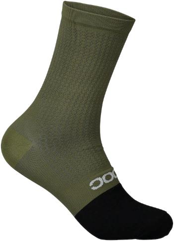 POC Flair Sock Mid - epidote green/uranium black 43-45