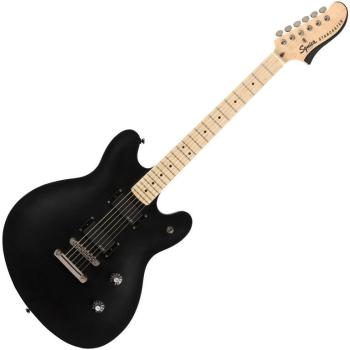 Fender Squier Contemporary Active Starcaster MN Flat Black Semiakustická kytara