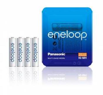 Akumulátor AAA Ni-MH Panasonic eneloop HR03 Storage, 750 mAh, 1.2 V, 4 ks