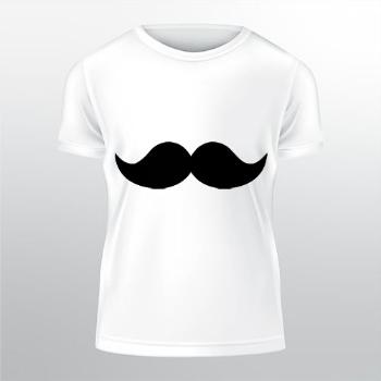 Pánské tričko Classic Heavy moustache