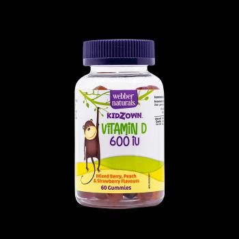 Webber Naturals Kidzown Vitamin D 600 IU 60 tablet