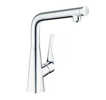 HANSGROHE Metris New Dřezová baterie, Select, chrom 14883000