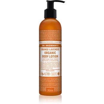 Dr. Bronner’s Orange & Levender vyživující hydratační tělové mléko 240 ml