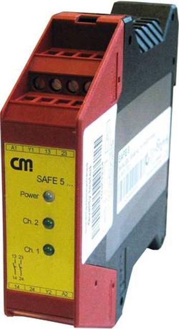 Bezpečnostní relé CM Manufactory SAFE 5, 45228, 24 V/DC, 24 V/AC, 2 spínací kontakty