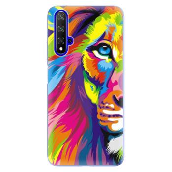 Odolné silikonové pouzdro iSaprio - Rainbow Lion - Huawei Honor 20