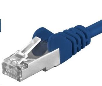 PREMIUMCORD Patch kabel CAT6a S-FTP, RJ45-RJ45, AWG 26/7 3m modrá