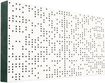 Mega Acoustic FiberPRO120 Binary Diffuser White/Green Absorpční dřevěný panel