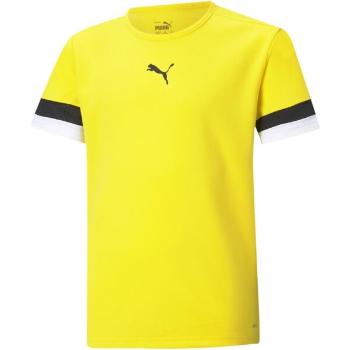 Puma TEAMRISE JERSEY JR Dětské fotbalové triko, žlutá, velikost 152