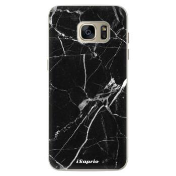 Silikonové pouzdro iSaprio - Black Marble 18 - Samsung Galaxy S7