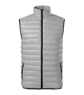 MALFINI Pánská prošívaná vesta Everest - Stříbrná šedá | S