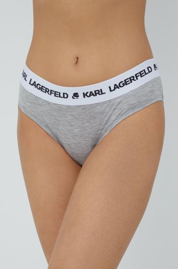 Kalhotky Karl Lagerfeld (2-pack) šedá barva