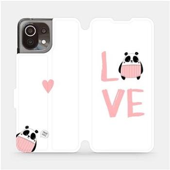 Flipové pouzdro na mobil Xiaomi Mi 11 Lite LTE / 5G - MH09S Panda LOVE (5903516701377)