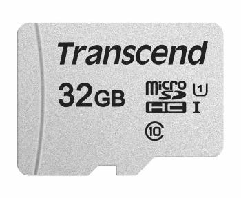 TRANSCEND MicroSDHC karta 32GB 300S, UHS-I U1 + adaptér