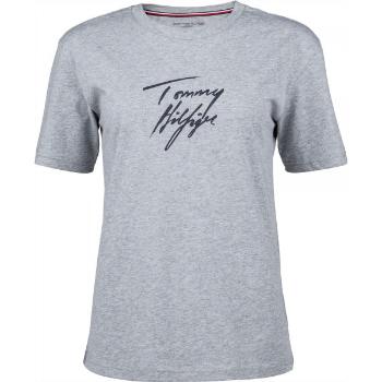 Tommy Hilfiger CN TEE SS LOGO Dámské tričko, šedá, velikost S