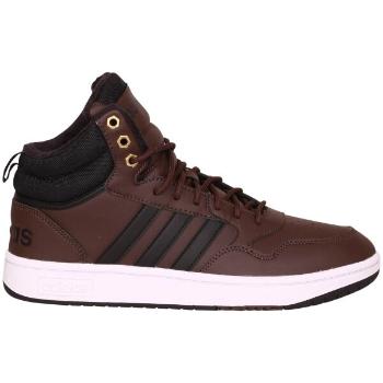 adidas HOOPS 3.0 MID WTR Pánské zimní boty, hnědá, velikost 45 1/3