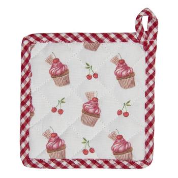 Bavlněná podložka pod nádobí pro děti Cherry Cupcake - 16*16 cm CUP45K